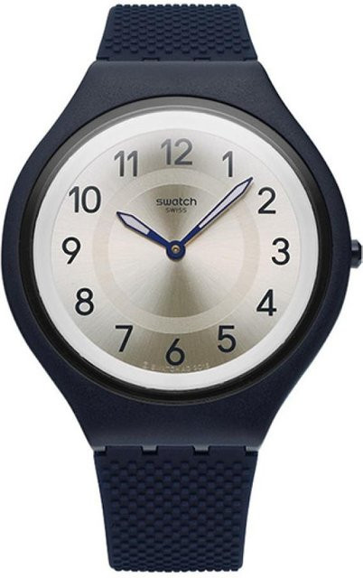 Swatch Armbanduhr, Quarz, Kunststoff, Weiß, Herren - Bild 1