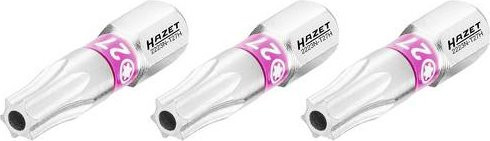 Hazet TX-Bit T27H Tamper Resistant, Sechskant massiv 6,3 mm, Silber - Bild 1
