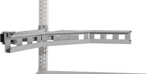 Manuflex ZB3976.9006 Boxen-Einfachträger-Element für Stahl-Aufbauportale in Grau - Bild 1