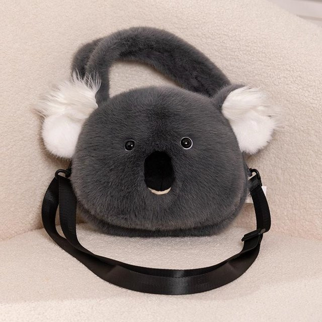 Binchi Fitness Plüsch Panda Bär Koala Handtasche, Plüschtiere, ab 0 Jahren - Bild 1