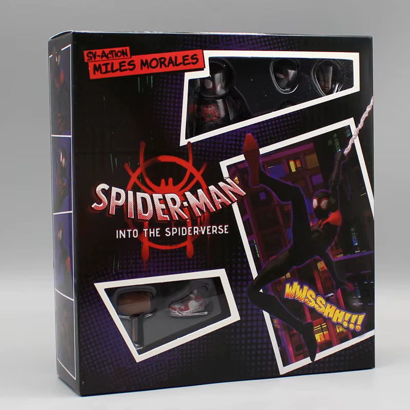 Fondjoy Marvel Miles Morales Spiderman Actionfigur, Einzelfigur, Grün - Bild 6