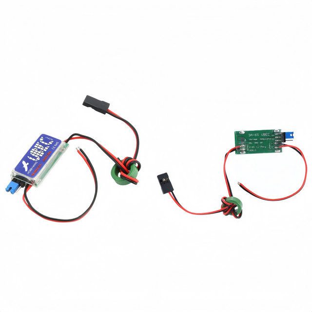 ZHOUCHEN UBEC Schaltmodus BEC Regler 5V/6V 5A blau mit minimalem HF-Rauschen und Anti-Interferenz-Schirmung - Bild 1