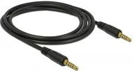Delock Klinkenkabel 3,5 mm Jack auf 3,5 mm Jack, Schwarz, 2,0 m - Bild 1