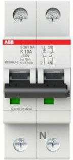 ABB S201-K10NA Leitungsschutzschalter 10A 230V 2CDS251103R0427 - Bild 1