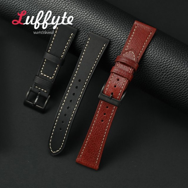Uhrenarmband Echtleder, 18 mm, 20 mm, 22 mm, luffyte - Bild 1