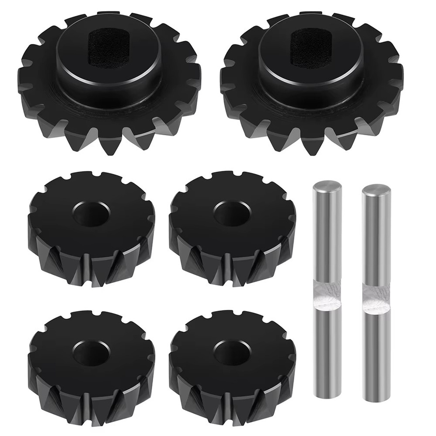 AXSPEED Differentialgetriebe-Ausgangs-Satellitengang-Set, Metall, Schwarz - Bild 4
