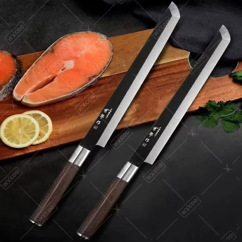WXCOO Professionelles Kochmesser aus Edelstahl in Silber für Sushi und Fischfilets - Bild 5
