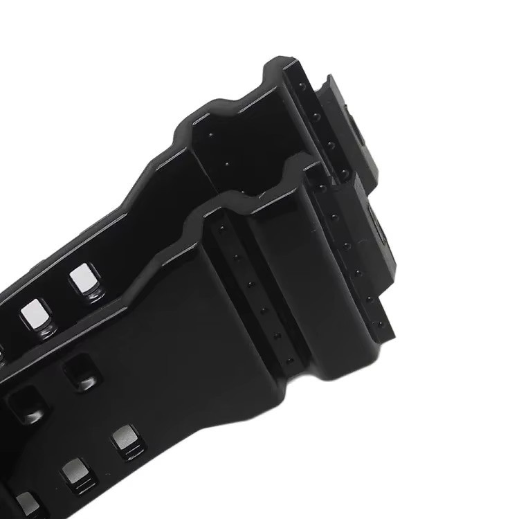 MULILAI Uhrenarmband, Kautschuk, Schwarz, Unisex - Bild 5