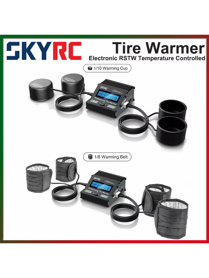 SKYRC Reifenwärmer, elektronisch, RSTW, temperaturgesteuert, für 1/10 1/8 RC Elektro-Tourenwagen - Bild 4