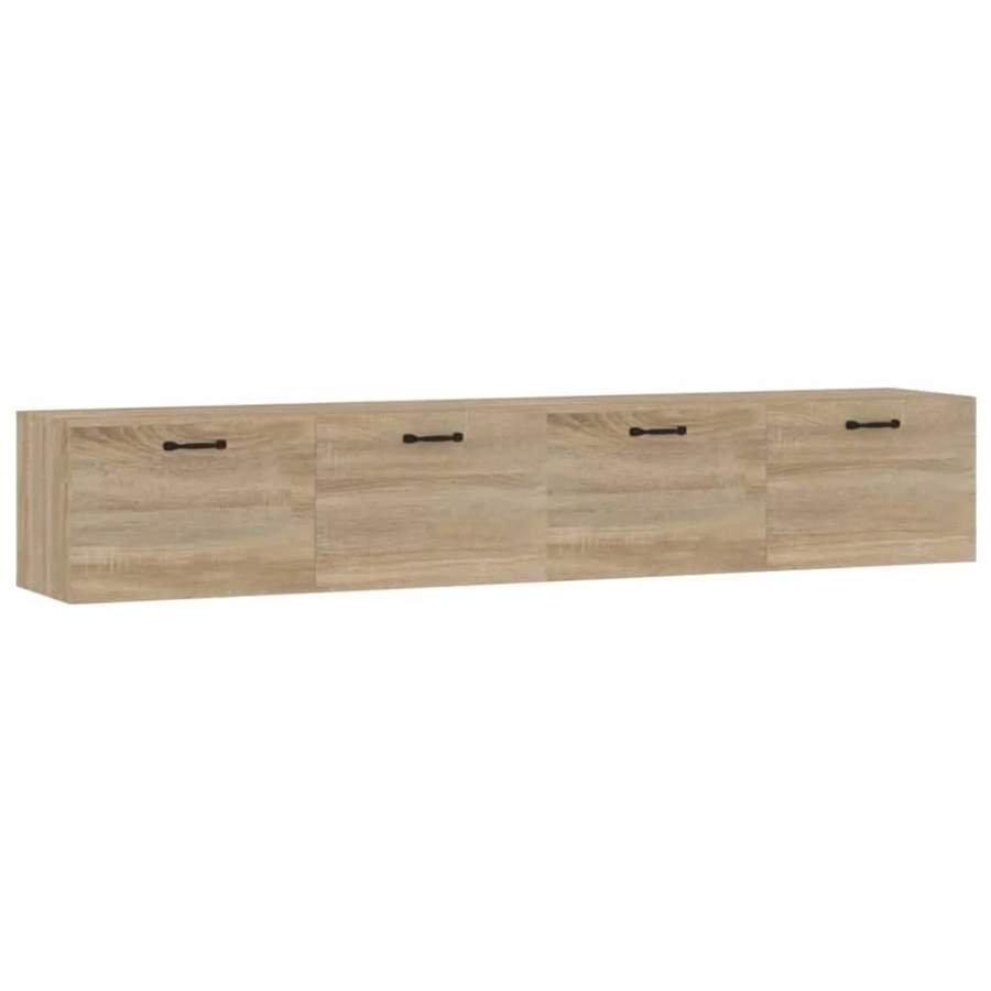 vidaXL Wandschränke 2er-Set Sonoma-Eiche, B/H/T: 100 x 36,5 x 35 cm - Bild 2