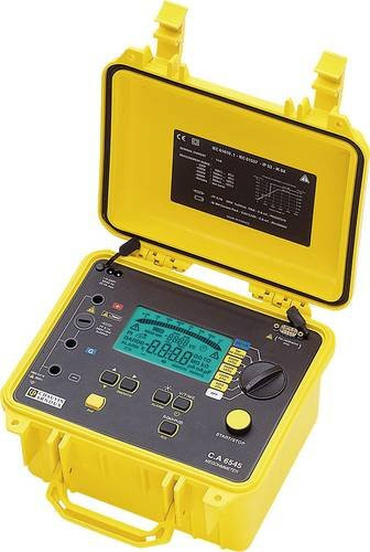 Chauvin Arnoux C.A 6545 Isolationsmessgerät in Gelb mit 500 V, 1000 V, 2500 V, 5000 V und 10 TΩ - Bild 1