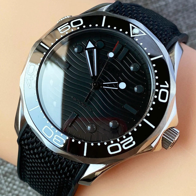 Mingzhu Armbanduhr Automatik, Edelstahl, 41 mm, Schwarz, Herren - Bild 1