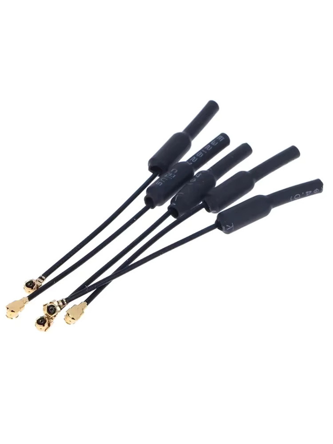 PHISITAL 3DB UFL IPEX Omnidirektionale 70mm Messing-Soft-FPV-Antenne für RC FPV Quadcopter Racing Freestyle Tinywhoop Drohnen in Gold und Schwarz - Bild 4