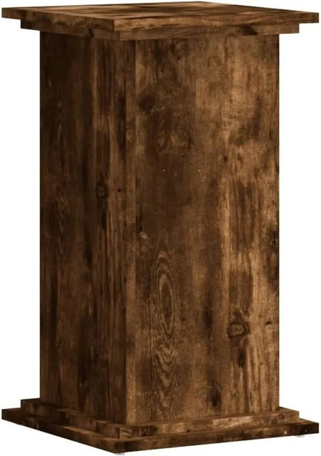 vidaXL Pflanzenständer aus Holzwerkstoff in Räuchereiche, Farbe: Braun, B/T/H: 33 x 33 x 60 cm - Bild 1