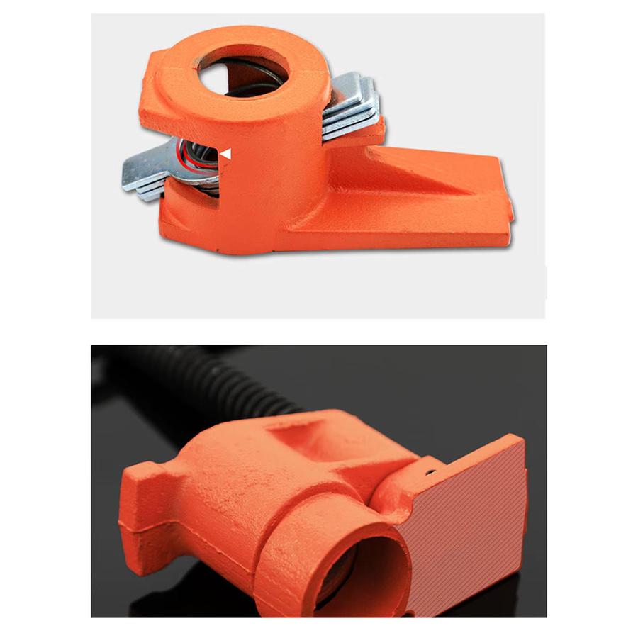 Metall Rohrklemmenset in Orange für Holzbearbeitung und DIY-Projekte - Bild 4