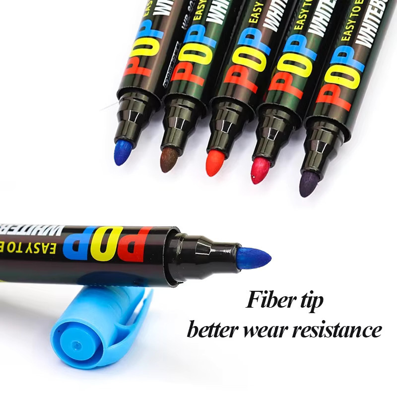 Artriink Whiteboard-Marker mit Bullet-Spitze, nachfüllbar, Mehrfarben-Set für Büro, Schule und Kunst - Bild 5