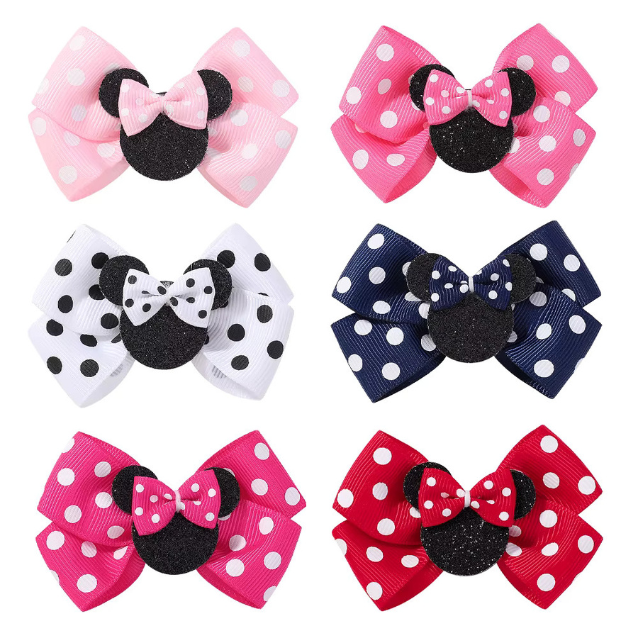 BABY BOWS Haarspange, Schleife, Polka Dot Muster, Kinder - Bild 6