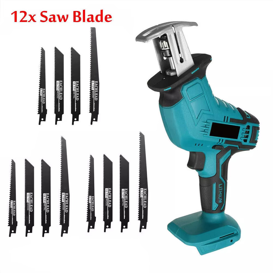 Makita Akku-Säbelsäge 18V kabellose Hufeisensäge zum Schneiden von Metall und Holz - Bild 2