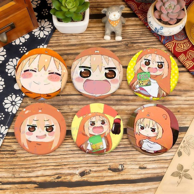 Anstecknadeln Anime Himouto Umaru Chan, Metall, Abzeichen - Bild 1