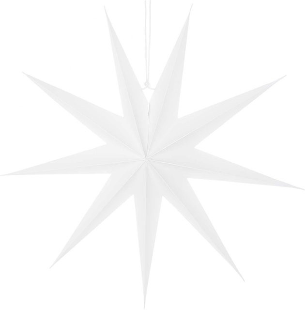 Rico Design Papierstern weiß zum Aufhängen für Weihnachten, Durchmesser: 60 cm - Bild 1