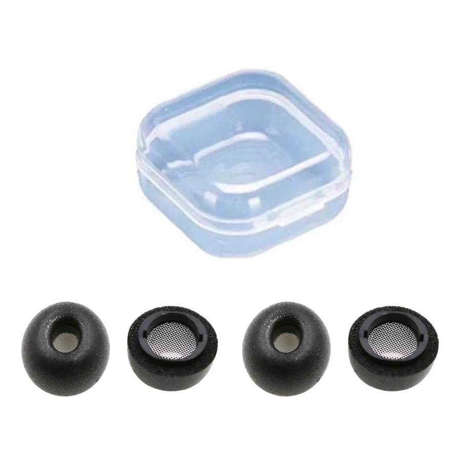 Memory-Schaum-Ohrstöpsel für Samsung Galaxy Buds 3 Pro und Buds 4 Pro in Schwarz, In-Ear Ersatzaufsätze in den Größen S, M, L und XL - Bild 5