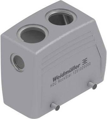 Weidmüller Steckergehäuse HDC 40D TOBU 2M25G2M16G CS in Grau - Bild 1