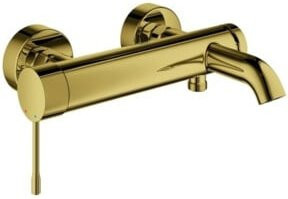 Grohe Wannen-Einhebelmischer Essence in Gold mit schwenkbarem Auslauf zur Wandmontage - Bild 1