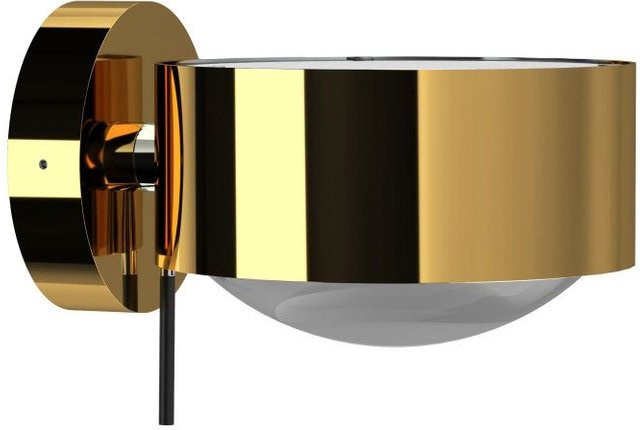 Top Light Puk Maxx Wall LED-Wandleuchte in Gold und Chrom mit mattem Glas und warmweißem Licht (2700K) - Bild 1
