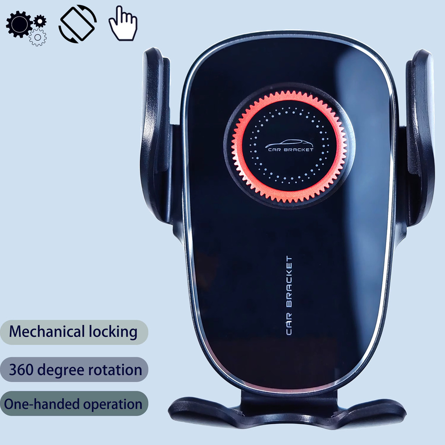 Magnetische Auto Telefonhalterung mit kabelloser Ladefunktion für Mazda 6 M6 (2004-2015) in Schwarz - Bild 4