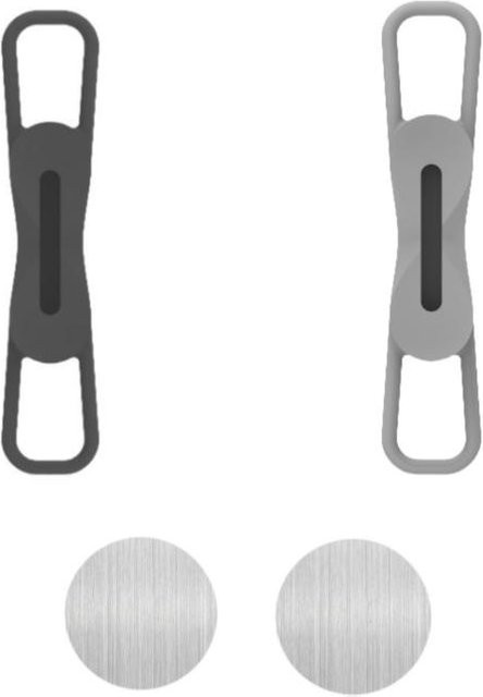 Binchi Outdoor Product Magnetischer Stiftehalter Set aus Metall, 236 Stück verstellbare Stifthaken für Schreibtisch, Kühlschrank und Whiteboard, Farben: Weiß und Grau - Bild 1