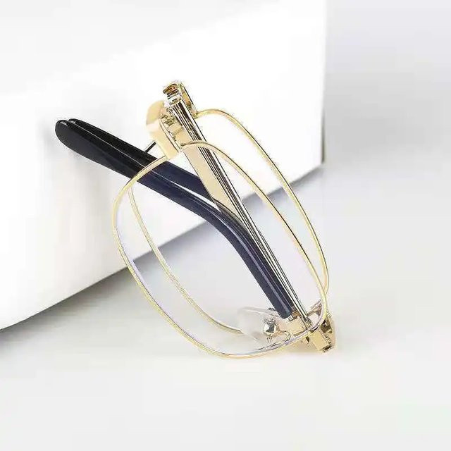 LALAMOLI Lesebrille, Metall, Round, Gold, Herren - Bild 1