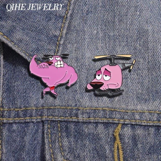 QIHE JEWELRY Emaille-Anstecknadel, Metall, Bunt, Kinder - Bild 1
