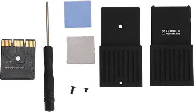 mfySpace Externe Festplatten-Erweiterungskarte für Xbox Series X S mit PCIe 4.0 Protokoll in Grau - Bild 1