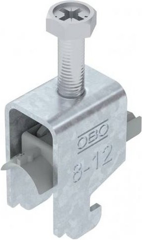 OBO Bettermann Bügelschelle 1187202 aus Kunststoff in Silber - Bild 1