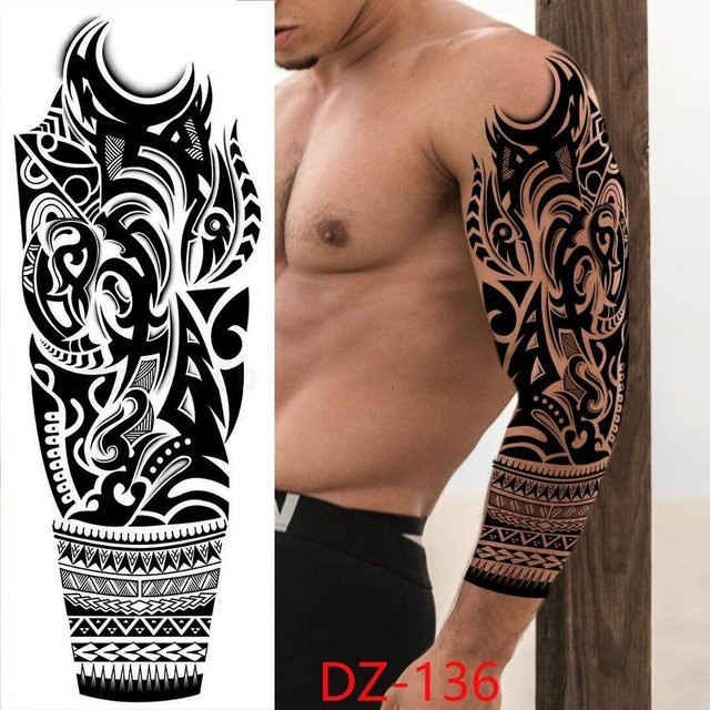 Temporäre Tattoo-Aufkleber Flower Love, Unisex - Bild 1