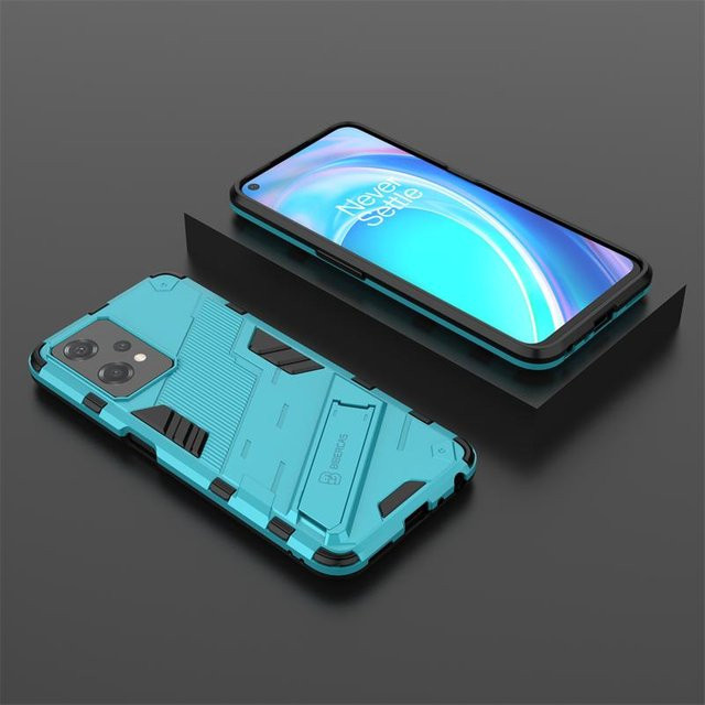 Stoßfeste Handyhülle mit magnetischem Ständer für OnePlus Nord CE2 Lite 5G in Türkis - Bild 1