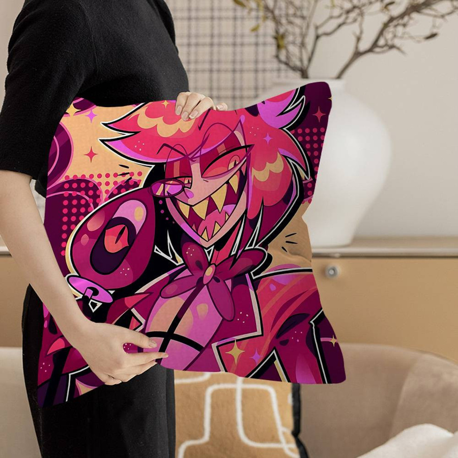 Dekorativer Kissenbezug mit Alastor Anime Motiv von BNYNGFN Home aus Polyester, Breite: 30,48 cm, Höhe: 30,48 cm - Bild 2
