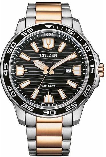 Citizen Armbanduhr, Solar, Edelstahl, Schwarz, 45,9 mm, Herren - Bild 1