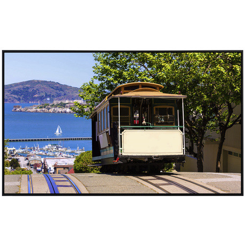 papermoon Infrarotheizung EcoHeat Seilbahn San Francisco mit Matt-Effekt in Bunt, App-Steuerung und Überhitzungsschutz - Bild 2