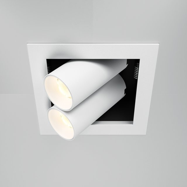Technical Einbauleuchte Magnum LED in Weiß mit Glas und Aluminium - Bild 1