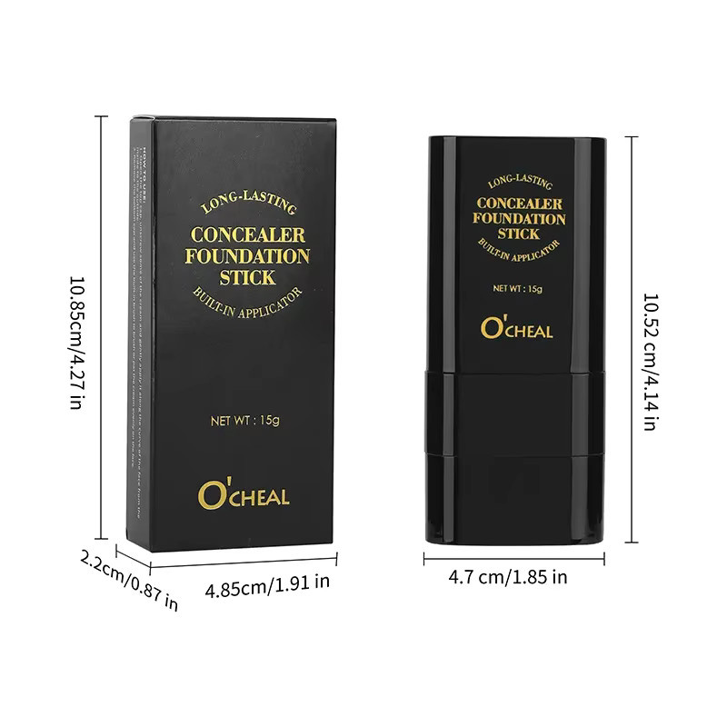 O'cheal 2-in-1 Concealer Foundation Stick, Matt, Unisex - Bild 6