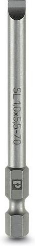 Phoenix Contact SF-BIT-SL Schlitz-Bit 4mm aus zähhartem legiertem Werkzeugstahl in Silber, 5er-Set - Bild 1