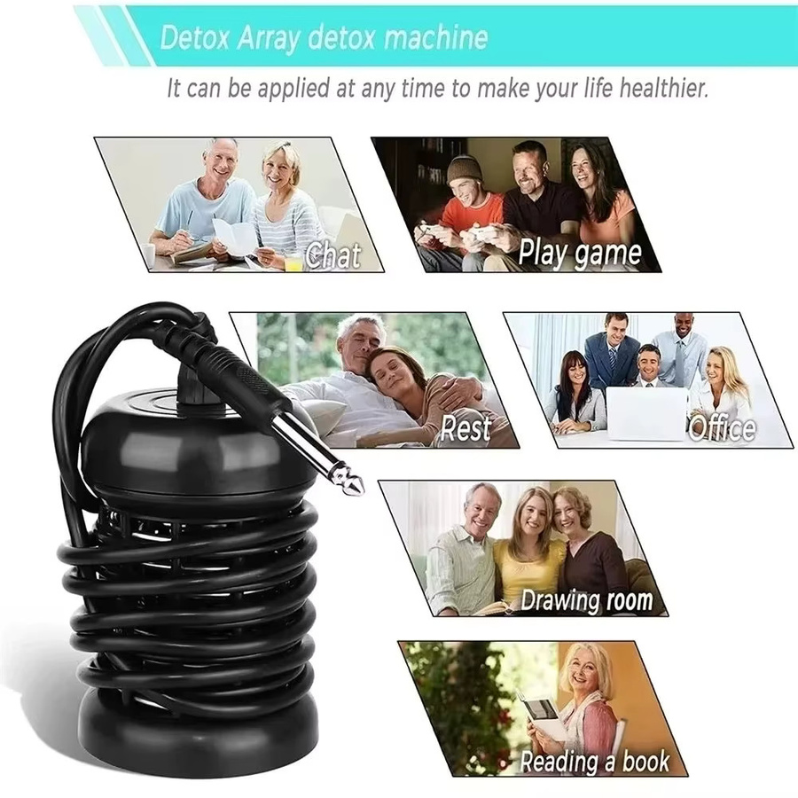 ShaxyMsc Mini-Ionen-Detox-Fußbadmaschine mit Vibrationstherapie, weiß - Bild 3