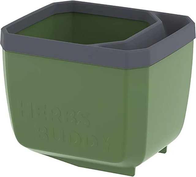 Gusta Garden Anzuchtgefäß Herbs Buddy in Dunkelgrün, B/T/H: 16,3 x 14,5 x 14,9 cm - Bild 1