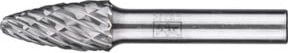 PFERD TOOLS Hartmetall Hochleistungsfrässtift CAST Rundbogen RBF Farbe: Silber, Durchmesser: 12 mm, Länge: 25 mm, Schaft-Durchmesser: 8 mm für Gußeisen - Bild 1