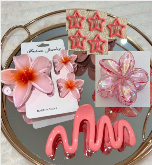 GIOIO Haarclips Blume Welle Stern, Damen - Bild 1