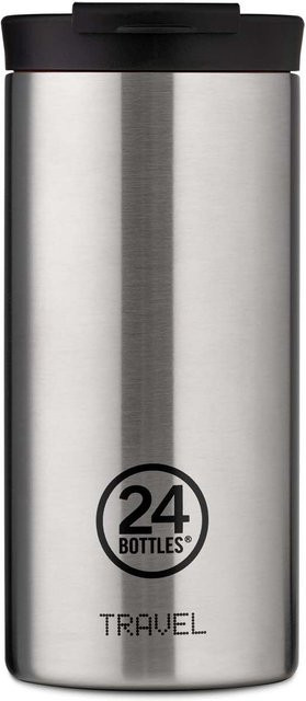 24Bottles Travel Tumbler Basic aus Edelstahl in Silber, 600 ml - Bild 1