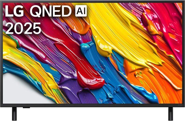 LG QNED AI TV 43QNED82A6B 43 Zoll Smart-TV 4K Ultra HD LCD in Schwarz - Bild 1