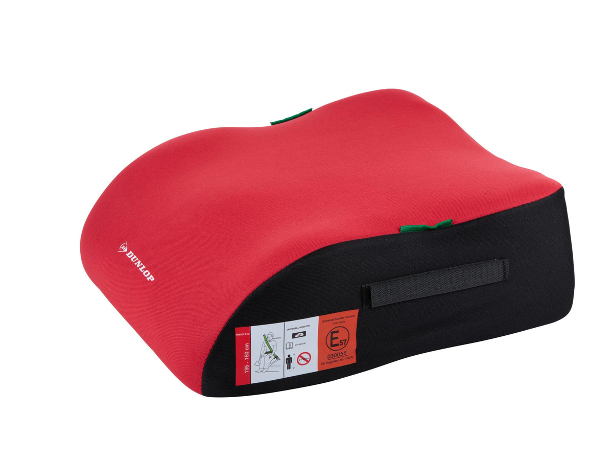 DUNLOP Kindersitz BUBU in Rot für die Phase 3 (100-150 cm) mit Vorwärtsrichtung und Fahrzeuggurt - Bild 2