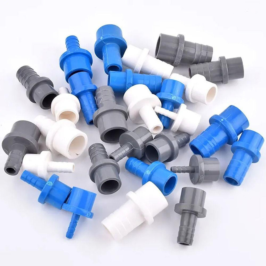 5 Stück Schlauchverbinder von pinxingwen in Grau für Aquarium und Fischbecken, verschiedene Größen 20 mm bis 32 mm auf 8 mm bis 25 mm - Bild 3